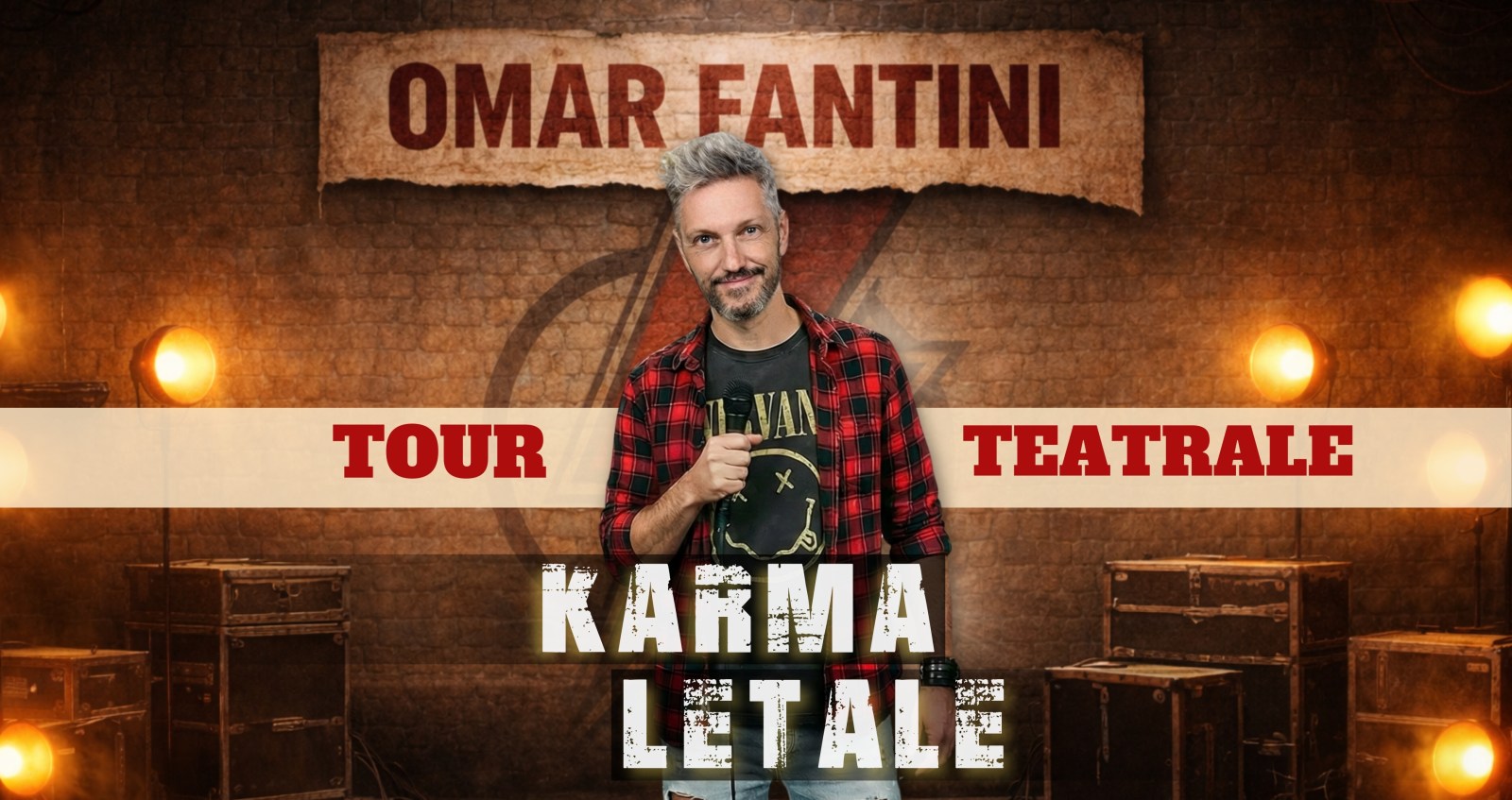 Locandina dello spettacolo Karma Letale di Omar Fantini